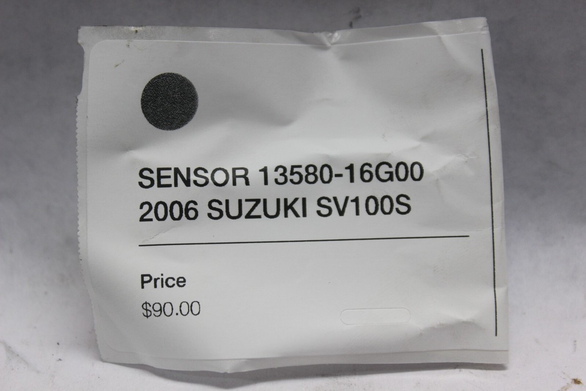 SENSOR 13580-16G00 2006 SUZUKI SV100S | eBay