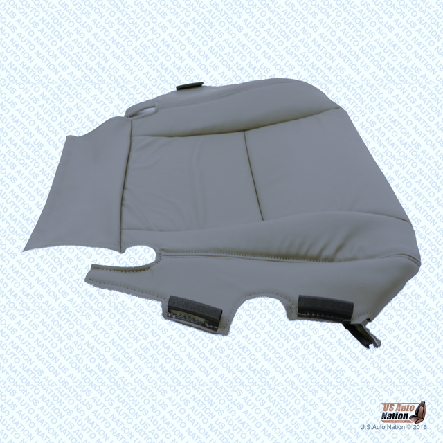 DRIVER & PASSENGER Bottom LEATHER Seat Cover GRAY Fits 2005 2006 Toyota