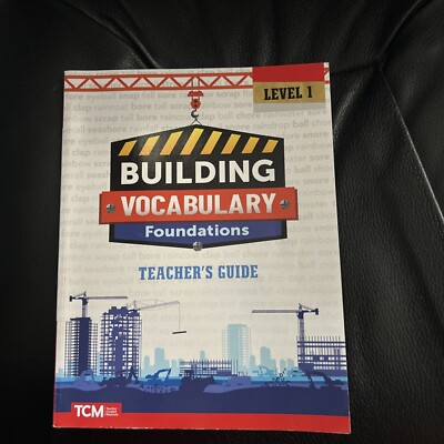 Building VocabularyFoundations Teacher's Guide Leve 1