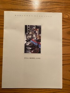 MERCEDES-BENZ - 1988 - Full Model Line Brochure - Foldout - Legacy of Excellence