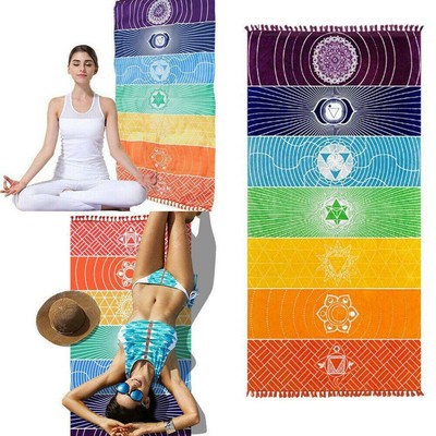 cotton yoga towel