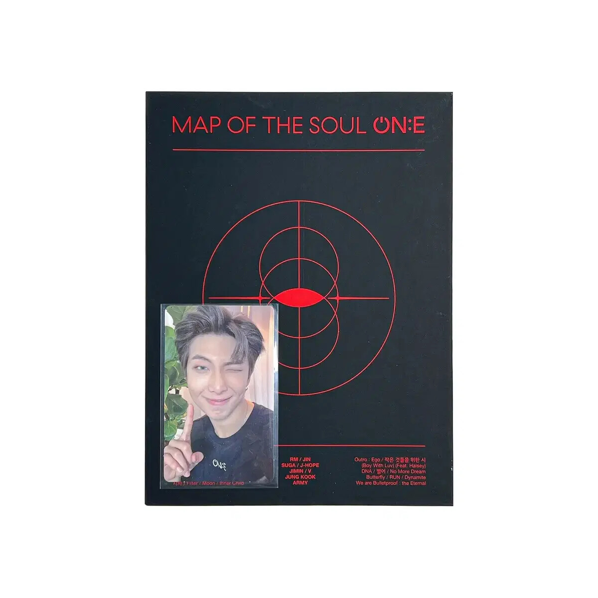 BTS MAPTHESOULONE ブルーレイ BTS (BTS) Mapsol One blu-ray Full Park photo card Nam Joon