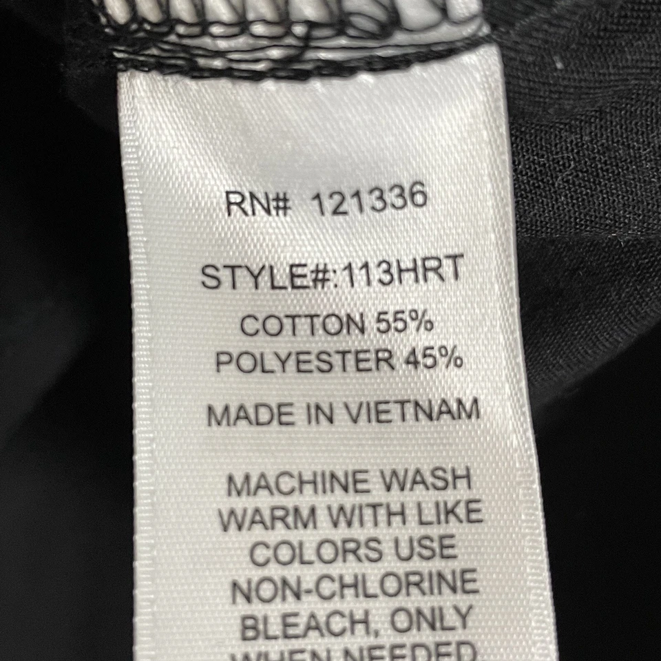 Koi Kathy Peterson Jasmine Size XL Black Medical Scrub Top Heart Butterfly - Image 4 of 4