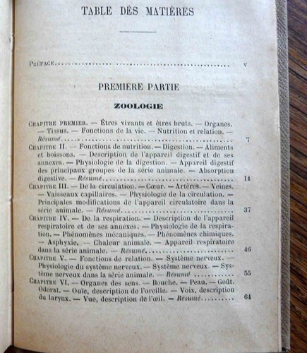 Livre scolaire ÉLÉMENTS DE SCIENCES NATURELLES 1891 - Picture 3 of 7