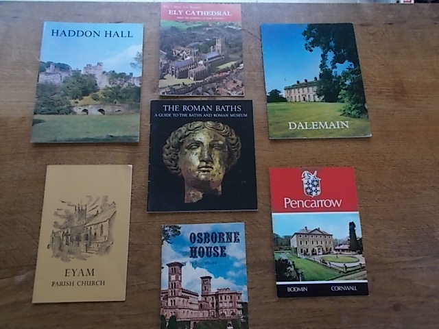 Collection Joblot Vintage Souvenir Guide Books Halls Houses Cathedrals Churches
