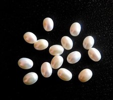6x8 MM Natural Pearl Oval Cab Loose Gemstone For Jewelry Making P-749