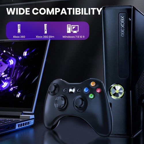 For PC Xbox 360 Console Joystick 2.4GXbox 360 Controller Wired Remote Gamepad - Bild 38 von 54