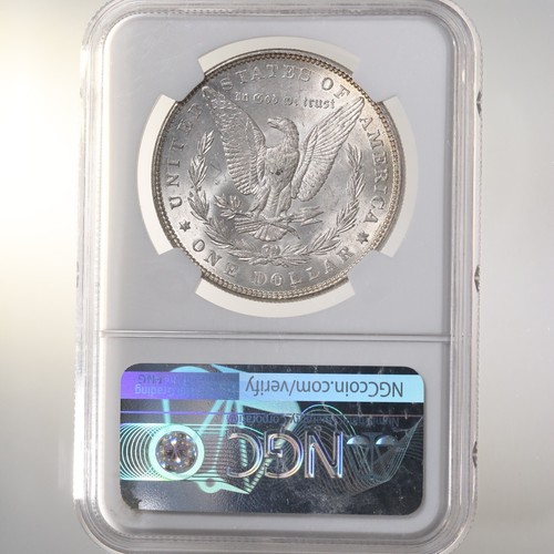 1887 Morgan $1 NGC Certified MS63 Toned Obverse - Picture 2 of 2