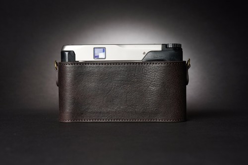 Genuine Real Leather Half Camera Case Bag Cover para Contax TVS ii Film Camera - Imagen 31 de 34