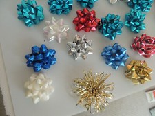 VARIETY, SMALL, MEDIUM  Large Package Bows - ALL COLOR 100pc