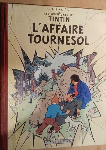 Sculpture Tintin Et L'avion Bonanza (L'affaire Tournesol) - Coffret Moulinsart 2012
