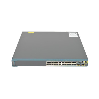 Cisco WS-C2960S-24PD-L 24-Port 1GbE PoE+ w/ 2x 10GbE or 2x 1GbE SFP+ Ports