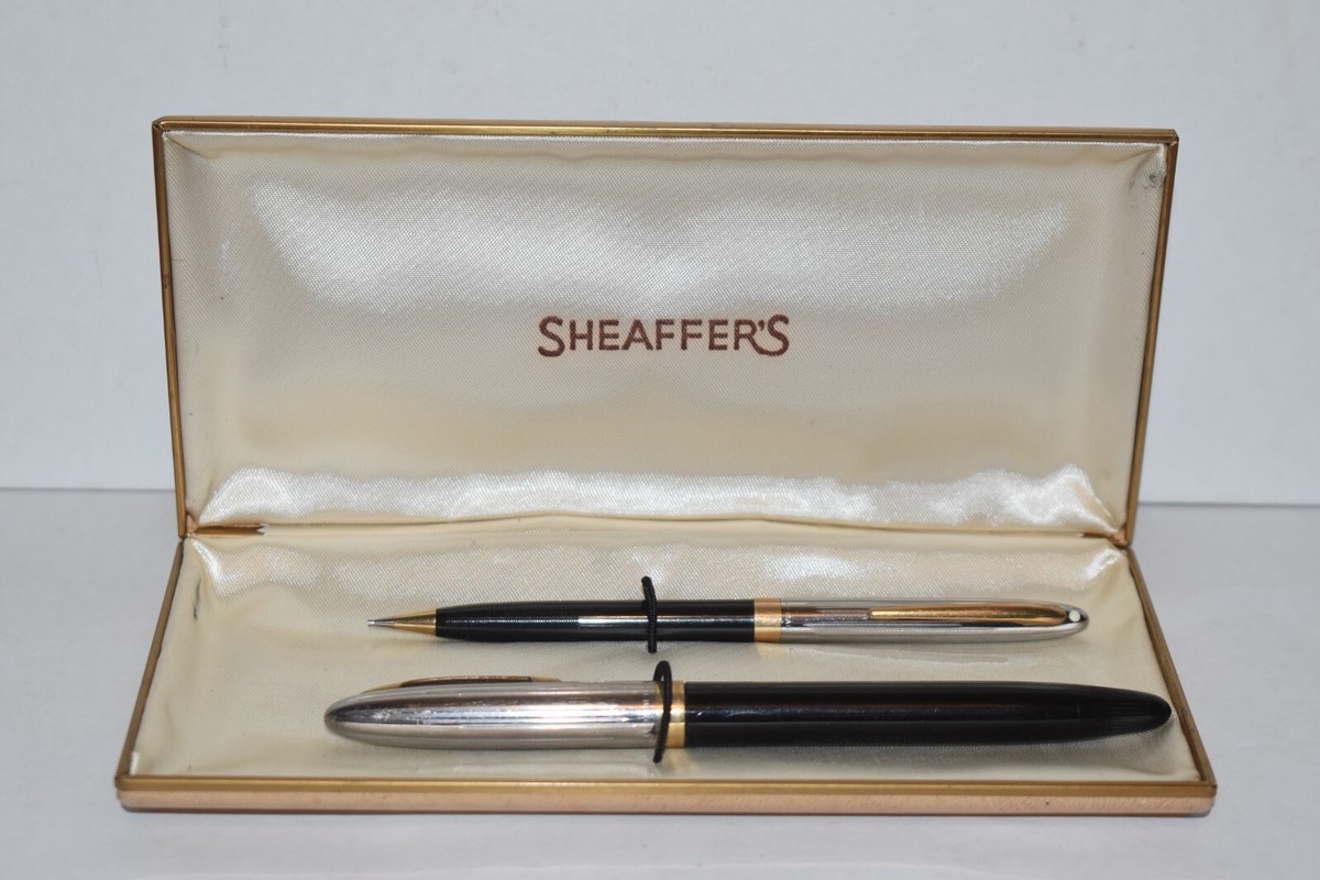 箱付き SHEAFFER シェーファー 万年室 ペン先14K キャップ12K金張り