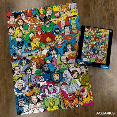 DC COMICS - Retro Cast - Puzzle  1000 Teile - Neu OVP  AQUARIUS  Batman Superman