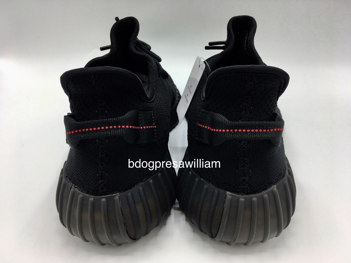 Adidas Yeezy 350 V2 Core Black Red 2017 Bred Boost Low SPLY