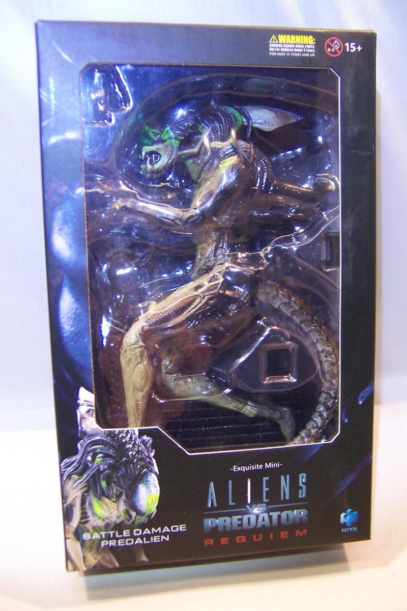 HIYA ALIEN VS PREDATOR R: PREDALIEN BATTLE DAMAGE 5.5in 1:18 SCALE