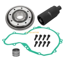 Starter Clutch Idler Gear Kit & Flywheel Puller for Polaris Predator/Outlaw 500