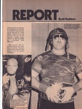 Sgt Slaughter Butch Reed 8x10 Pro Wrestling Magazine Page Photo WWE WWF