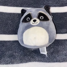 Squishmallow Randy the Raccoon 5 Inch Plush Gray Black Squishable Stuffed Animal