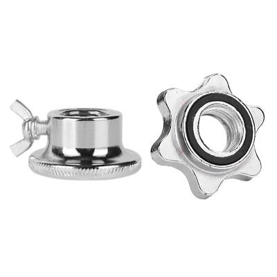 2,5 cm Standard Hantelschloss Spinlock Bar Sechskantmutter Stangenklemmen Clips