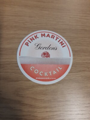 Gordons Gin - Pink Martini Cocktail - Biermatte - Neu