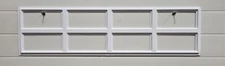 STOCKTON 612 WHITE  Replacement Window Inserts/LONG Panel HOLMES Garage Doors