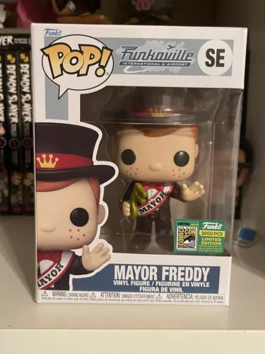 Funko Pop! Funkoville Mayor Freddy LE3000 Official SDCC Exclusive Sticker 2024