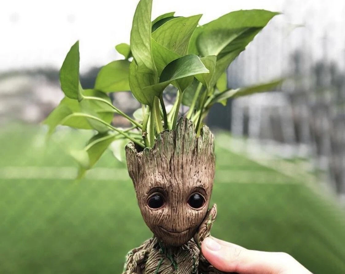 Baby Groot Planter Man Pens Flower Pot Plant Guardians of The Galaxy Gift ✓ | eBay