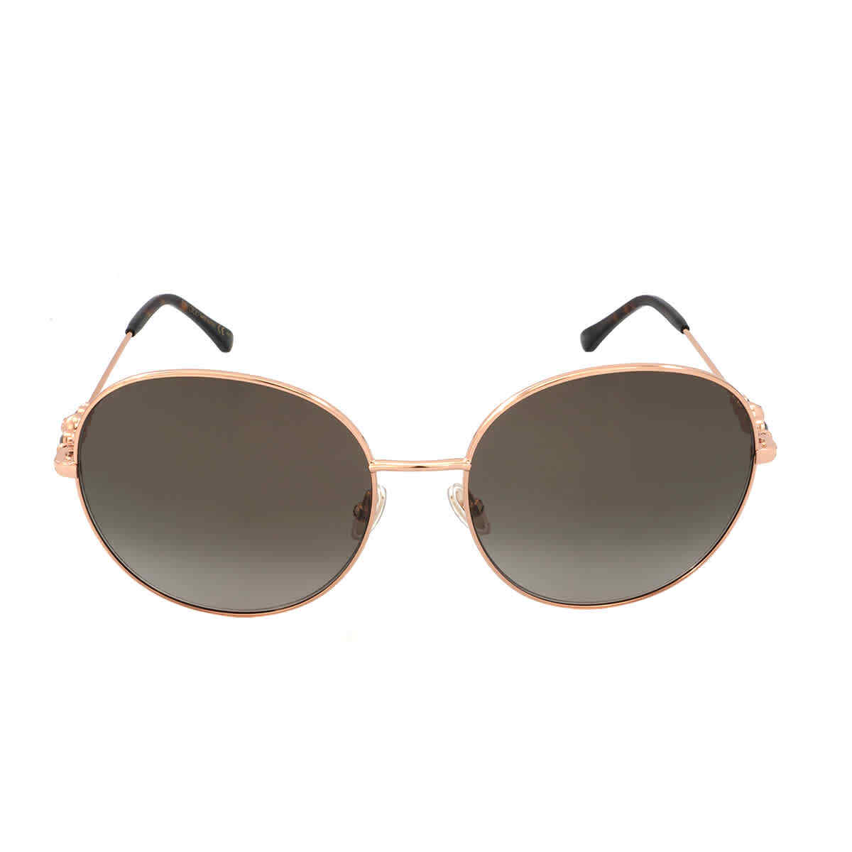 Jimmy Choo Brown Round Ladies Sunglasses BIRDIE/S 006J/HA 60 Jimmy Choo Brown Round Ladies Sunglasses BIRDIE/S 006J/HA 60