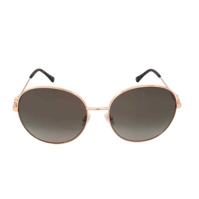 Jimmy Choo Brown Round Ladies Sunglasses BIRDIE/S 006J/HA 60 BIRDIE/S 006J/HA 60