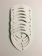 10 Pack Mr Gasket 1203 Exhaust Collector Gasket - 3.5" Diameter 