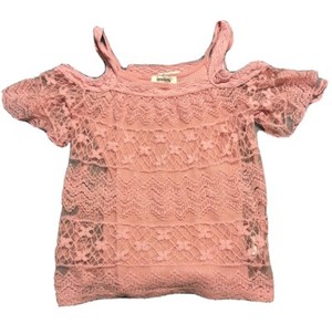 Speechless Girls Ruffled Edge Smocked Tank Top