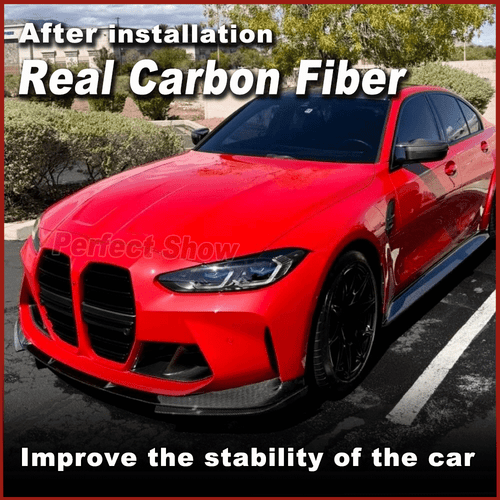 Echt Carbon Frontspoiler Frontlippe Spoilerschwert für BMW G80 M3 G82 G83 M4  - Bild 2 von 12