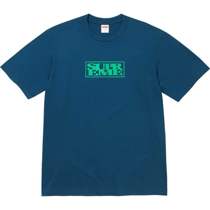 SUPREME CONNECT INDIGO TEE SIZE: M FW24 WEEK 1 100% AUTHENTIC