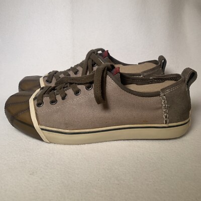 Sorel Sentry Canvas Sneakers Women s Size 9.5  Brown Low Top  Shoes