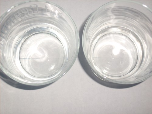 Old Fashion Rocks Highball Glass Tumblers Etched #1 Grandma #1 Grandpa Barware - Picture 3 of 3
