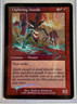 Lightening Hounds Mtg Promo Foil Lightly Played 201 Mercadian Masque Nice