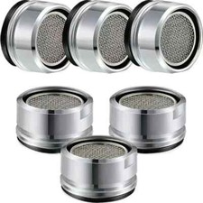 Brass Water Saving Faucet Tap Aerator with Replaceable Filter Mixed Nozzle 24mm