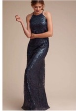 Donna Morgan Sequined Alana Dress Size 4 NEW BHLDN MSRP: $290
