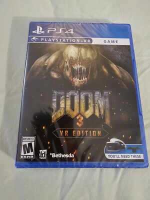 Brand New - Doom 3: VR Edition (PS4, 2021) Never Opened Game