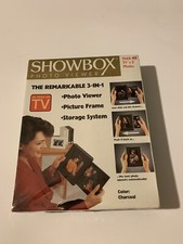 New Showbox Photo Viewer Remarkable 3 In 1 Picture Storage Frame AS SEEN ON TV