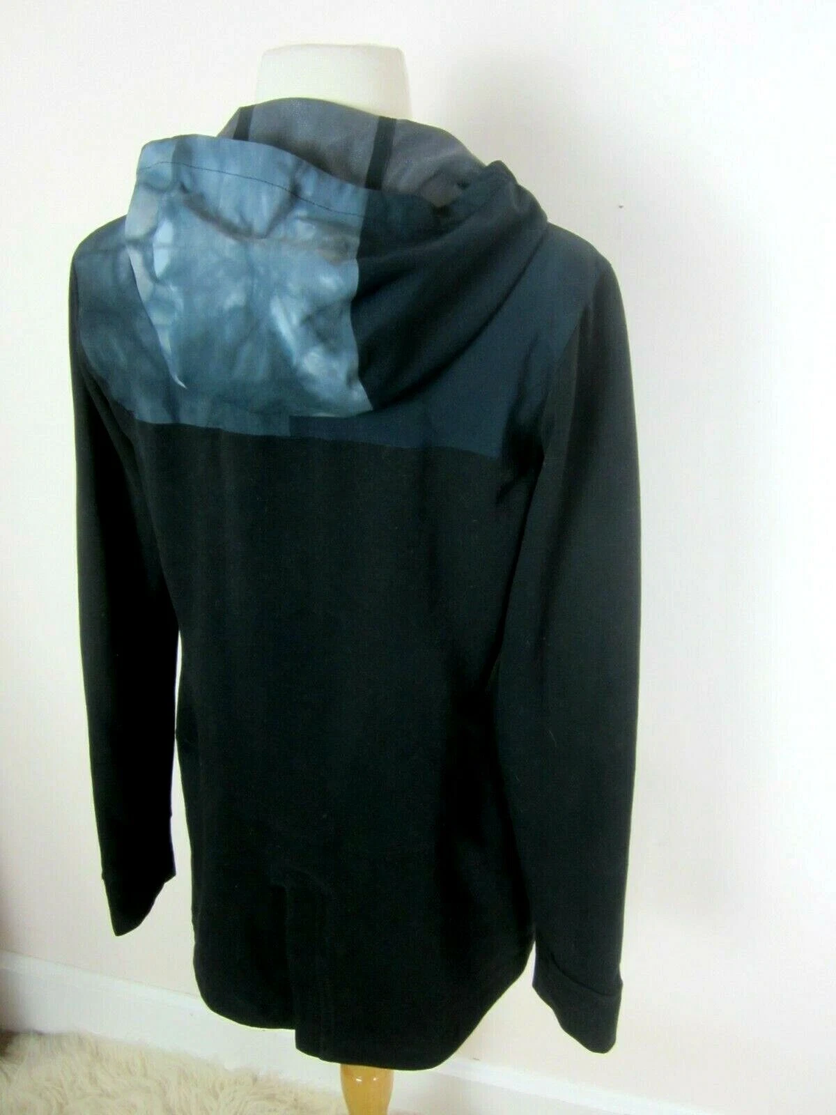 north-face fitness running hiking camping 3/4 zip hooded jacket
