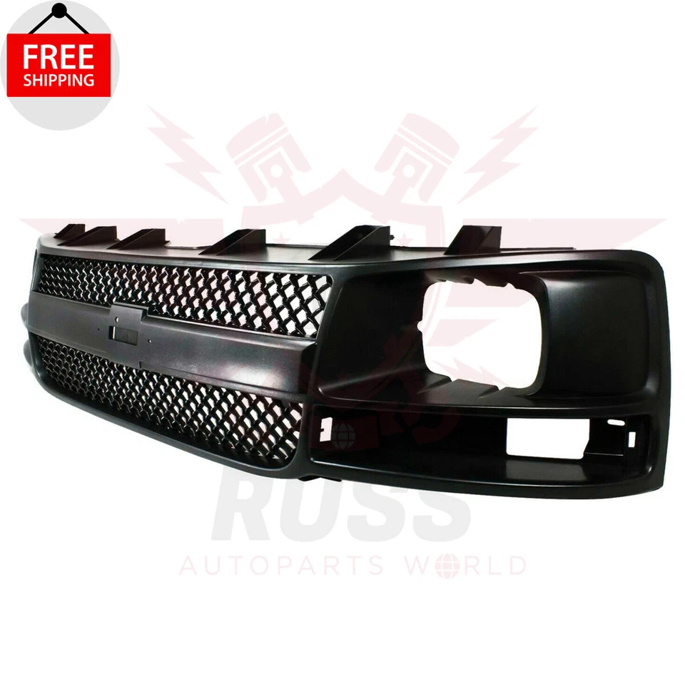 New Front Grill Grille Assembly Black Shell For 2003-2017 Chevrolet Express 2500 Foto 4 de 4