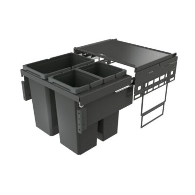 Cox  Base 460 S/600-3, Abfallsammler für Frontauszüge, anthrazit, H 460 mm