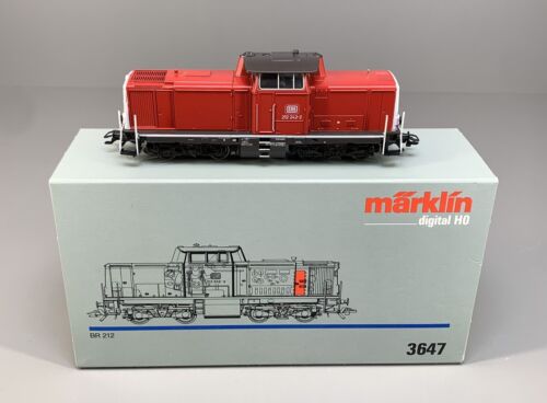 H0 Märklin digital locomotive DB BR 212 242-2 3647 AC original packaging / 3 G 878 - Picture 1 of 4