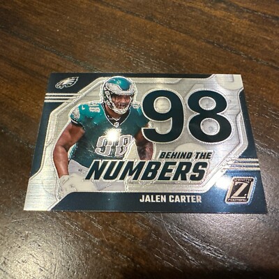 2023-24 Panini Zenith Jalen Carter #10 Behind the Numbers