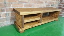 TV Stand/TV Unit/Solid Rustic Handmade TV stand/Entertainment Stand/TV Cabinet 