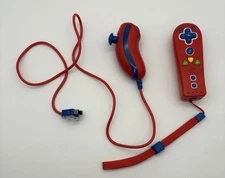Icon Nintendo Wii Wii Controller Nunchuck, Kid Friendly Remote Pack Red RARE