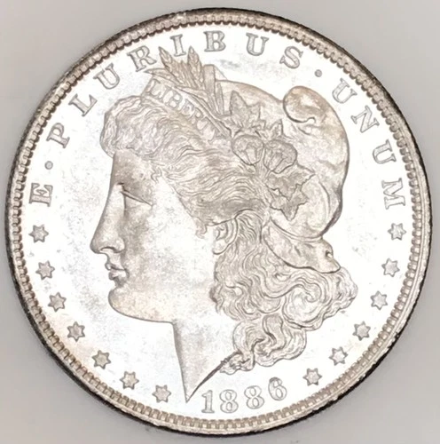 1886 O MORGAN DOLLAR! RARE KEY DATE! SEMI PROOF LIKE! HARD TO FIND! NR #S1078