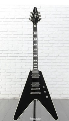 Epiphone Flying v Prophecy Electric Guitar Black Aged Satin